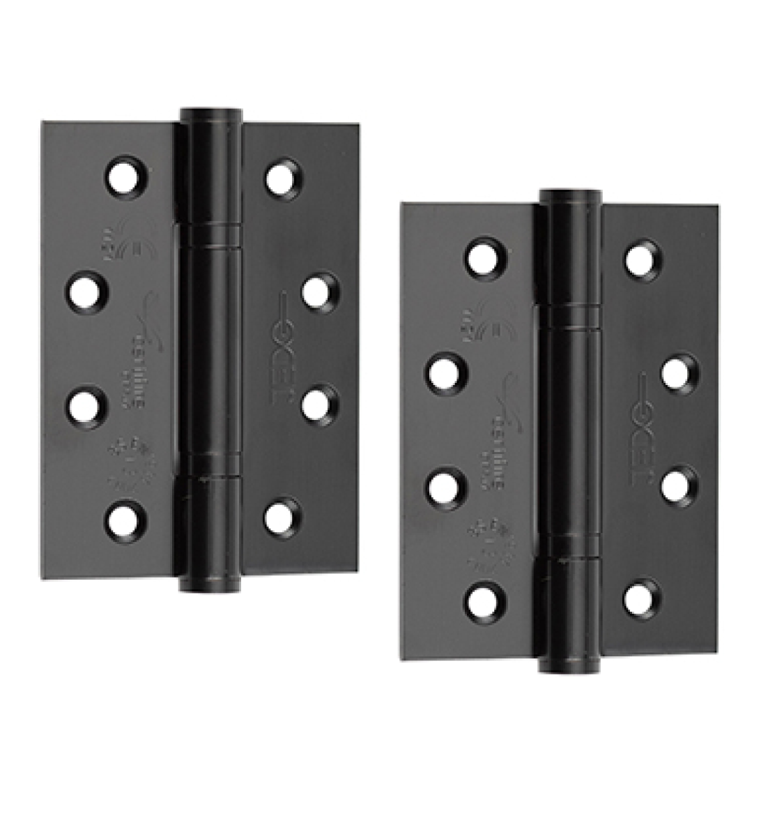 Frelan Grade 13 Polymer Bearing Hinges 3 Knuckle 102x76x3mm 102mm J9603BL Black