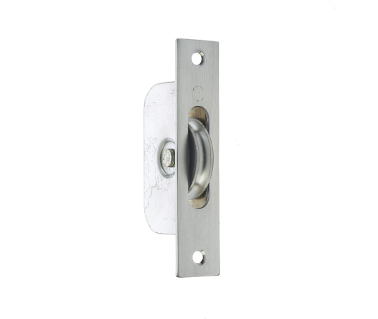 Frelan Sash Pulley With Brass Roller Satin Chrome 118mm J994BSC