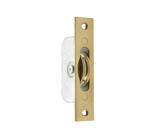 Frelan Sash Pulley With Brass Roller Polished Brass 118mm J995BPB