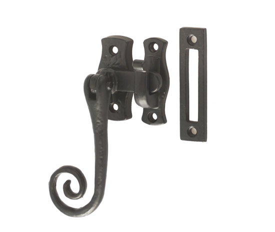 Frelan JAB19 Locking casement fastener 100mm JAB19L Black