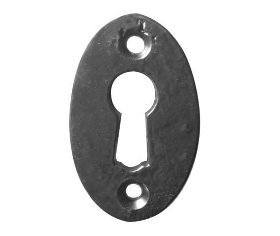 Frelan Oval Escutcheon 50mm JAB75 Black