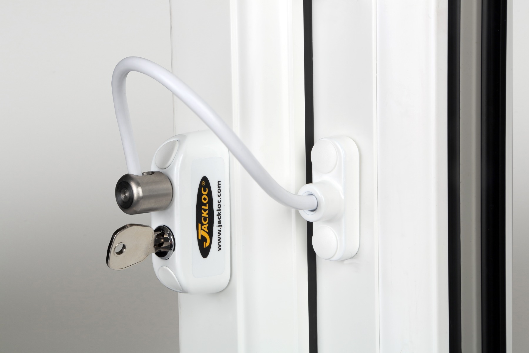 Pro-5 by Jackloc Window Restrictor - White