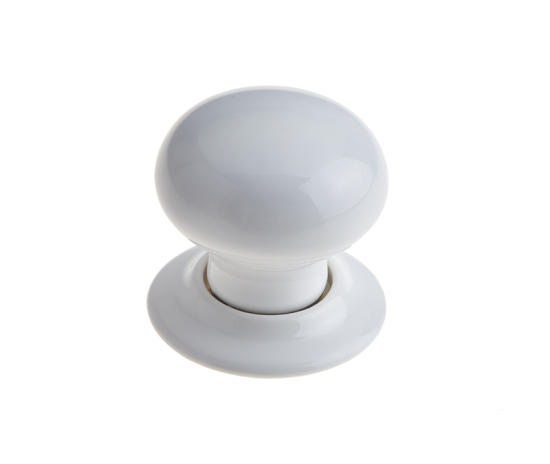 Frelan Porcelain Mortice Door Knob White 60mm JC10
