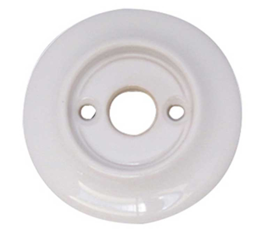 Frelan Replacement Roses for Porcelain Door Knobs White 60mm JC10RWH