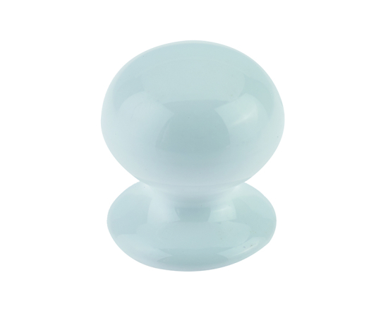 Frelan JC14 38mm Plain white cupboard knob 38mm JC14