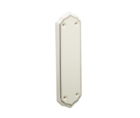 Frelan White lined finger plate 280mm JC21 Porcelain