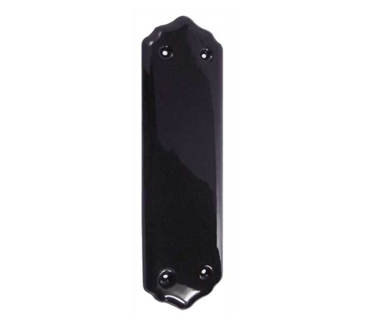 Frelan JC61 Plain black finger plate 280mm JC61 Black