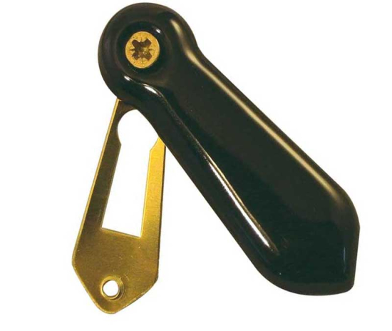 Frelan JC62 Plain black covered escutcheon 60mm JC62
