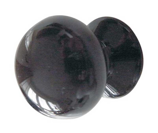 Frelan JC64 38mm Plain black cupboard knob 38mm JC64