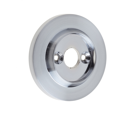 Frelan Replacement Roses for Porcelain Door Knobs Satin Chrome 60mm JC80RSC