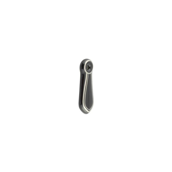 Frelan Black Silverline Escutcheon JC83 Porcelain