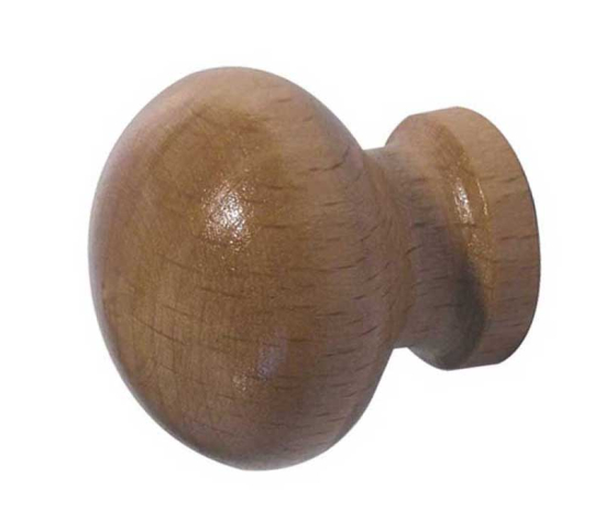 Frelan Varnished wooden knob 38mm JKA38A Oak