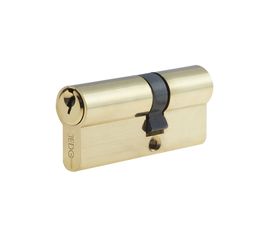 Frelan Euro offset double cylinder 35mm JL-3545EPDPB Polished Brass