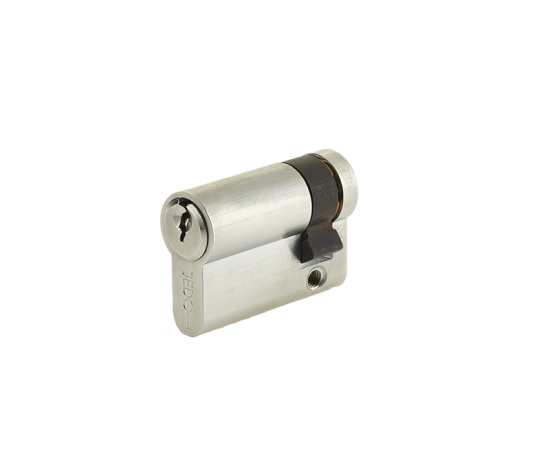 Frelan Euro profile single cylinders 50mm JL-50EPSSC Satin Chrome