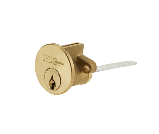 Frelan 5 pin rim cylinder JL-5PRCPB Polished Brass