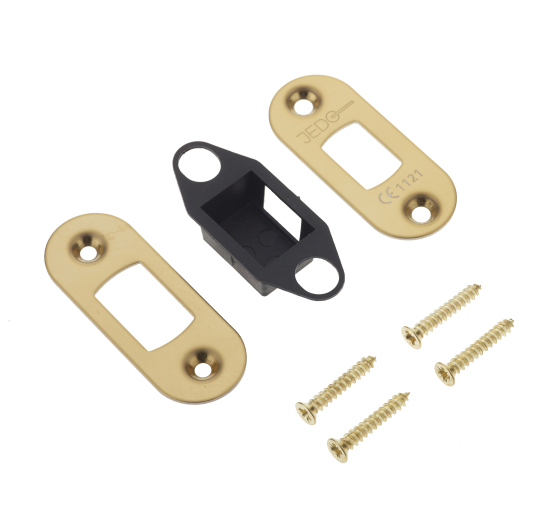 Frelan Accessory pack for JL-HDB tubular dead bolts Radiused JL-ACDRPVD