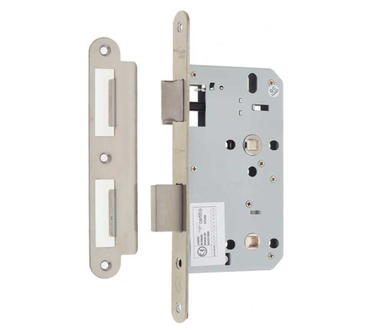 Frelan 78MM DIN Locks 60mm backset radiused JL-DB60RSSS Satin Stainless Steel