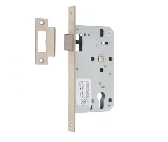 Frelan 78MM DIN Locks 60mm backset JL-DL60SSS Satin Stainless Steel