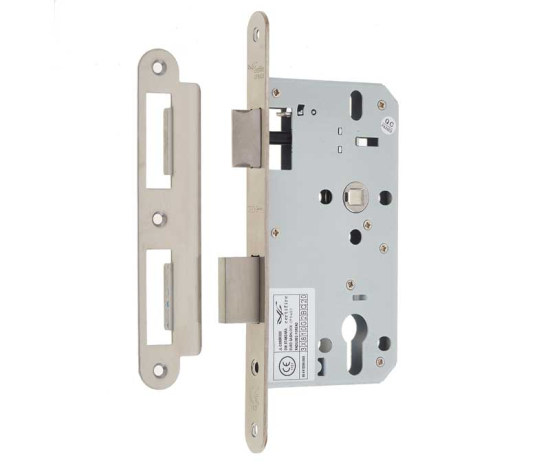 Frelan 78MM DIN Locks 60mm backset radiused JL-DS60RSSS Satin Stainless Steel