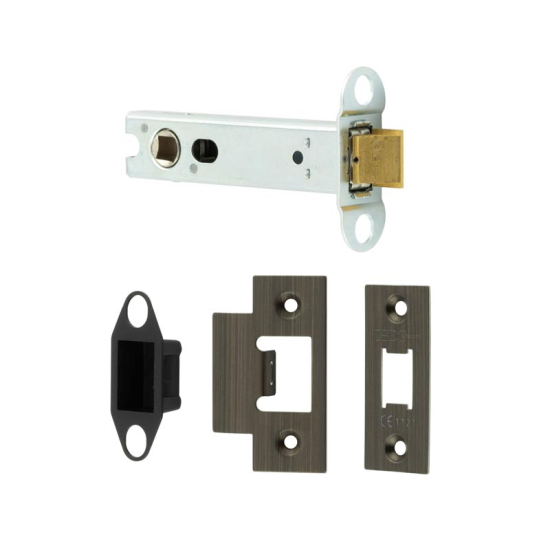 Frelan JL-HDT Heavy duty tubular latch JL-HDT102AB Antique Brass
