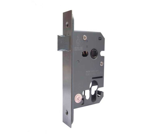 Frelan JL1081 Full case mortice latch 76mm JL1081SSS Satin Stainless Steel