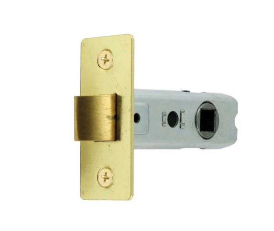 Frelan JL122EB 65mm Tubular latch 65mm JL122EB Electro Brass