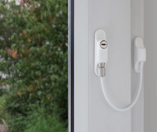 Frelan Cable Window Restrictor White JL1821WH