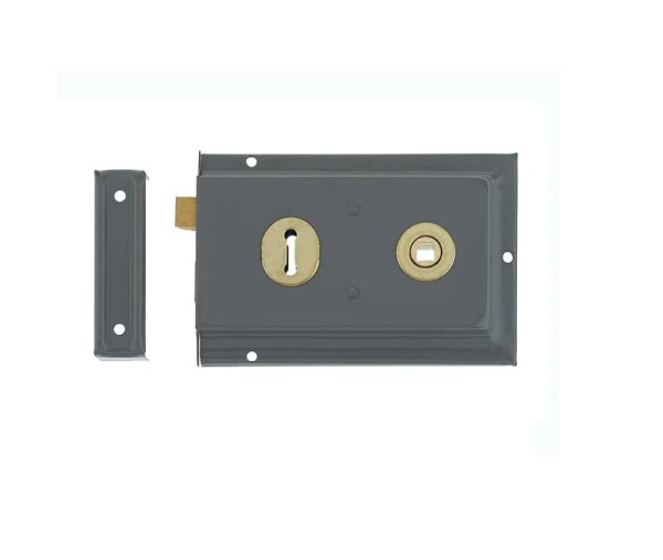 Frelan JL187GY 152mm Reversible rim lock 152mm JL187GY Grey