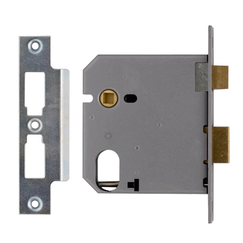 Union Oval Profile Cylinder Mortice Sash Lock Satin Stainless 76mm JL2241-SC-3.00