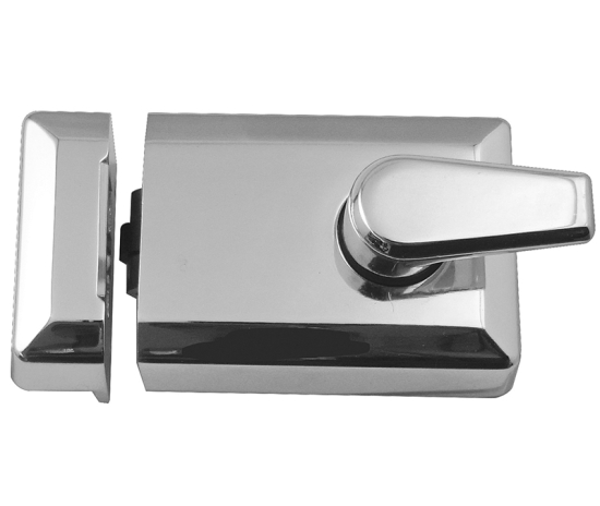 Frelan JL5011 Rollerbolt nightlatch 90mm JL5011PC Polished Chrome