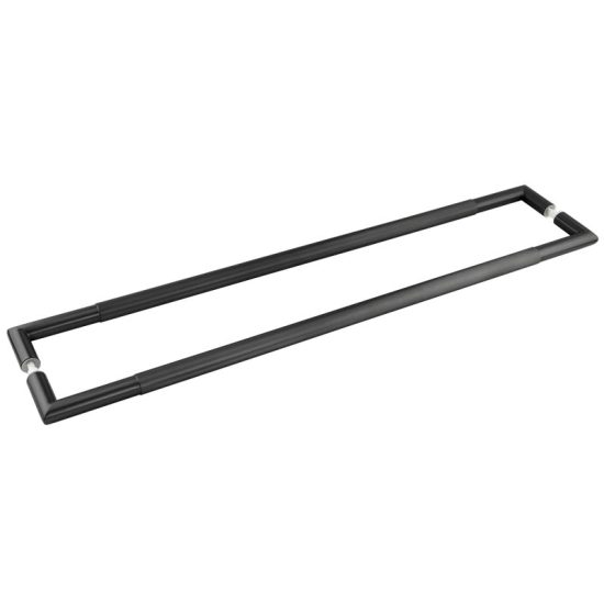 Frelan MB Mitred linear knurled Pull handle 800x25mm B/B 316g PVD JMB22