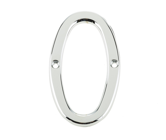Frelan 75mm Screw Fix Numerals 75mm JNPC-0 Polished Chrome