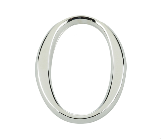 Frelan 60mm Pin Fix Numerals 60mm JPC-0 Polished Chrome