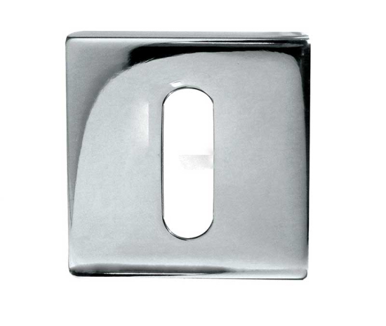 Frelan Square Standard Keyway Escutcheon 52mm JPS10 Polished Stainless Steel