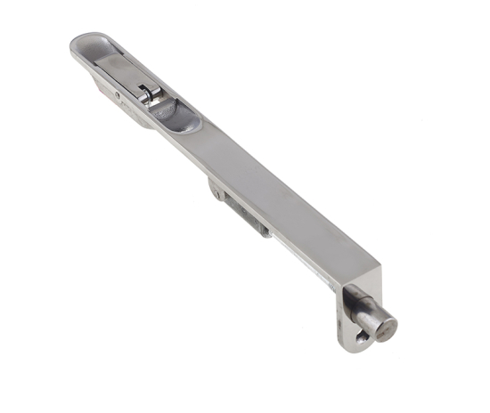 Frelan PSS radiused lever action flushbolt 200mm JPS51R Polished Stainless Steel