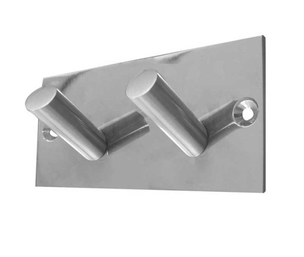 Frelan JPS901C PSS Double robe hook 94mm JPS901C Polished Stainless Steel