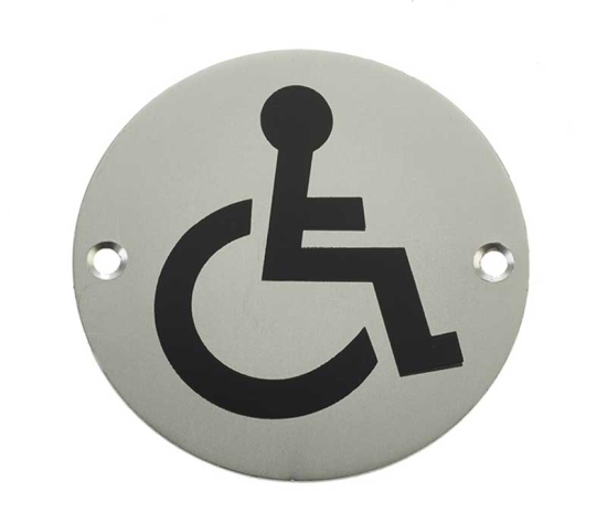 Frelan JS104 Disabled pictogram 75mm JS104SAA