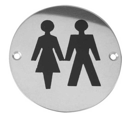 Frelan JS105 Unisex pictogram 75mm JS105SSS Satin Stainless Steel