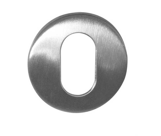 Frelan Oval Profile Escutcheon 52mm JSS04 Satin Stainless Steel