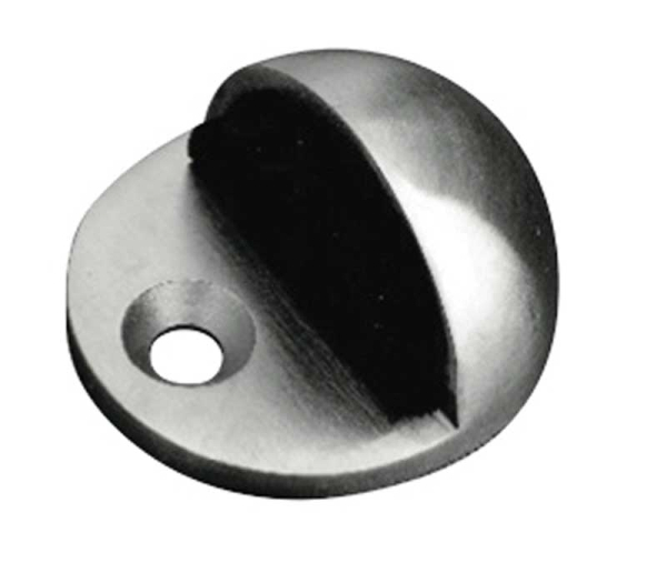 Frelan JSS08 SSS Oval door stop 50mm JSS08 Satin Stainless Steel