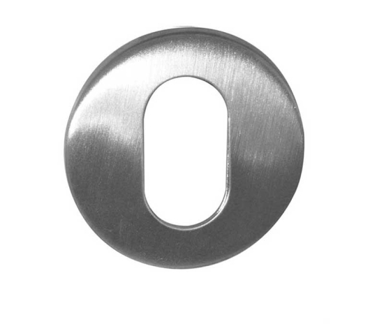 Frelan Oval Profile Escutcheon 52mm JSS17 Satin Stainless Steel