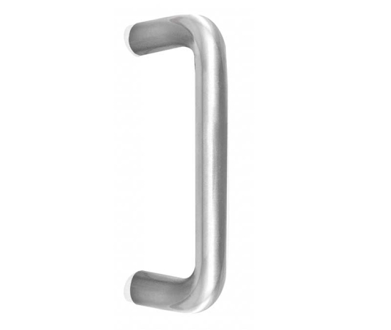 Frelan 19mm D Handle Grade 201With Bolt Through 225mm JSS319B Satin Stainless Steel