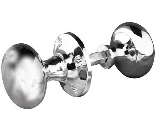 Frelan Mushroom Rim Door Knob Polished Chrome 50mm JV176APC