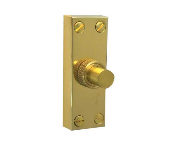 Frelan Bell Push 80mm JV18PB Polished Brass
