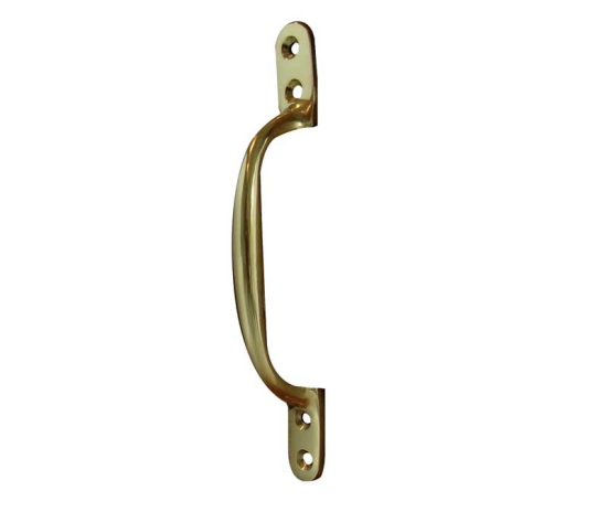 Frelan Sash Handle 133mm Polished Brass 125mm JV194BPB