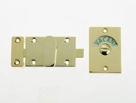 Frelan JV2662 Indicator bolt 65mm JV2662PVD Polished Brass