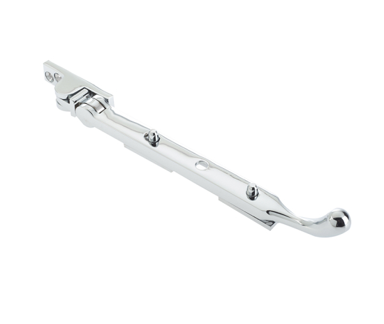 Frelan Bulb End Casement Stay 300mm Polished Chrome JV306CPC