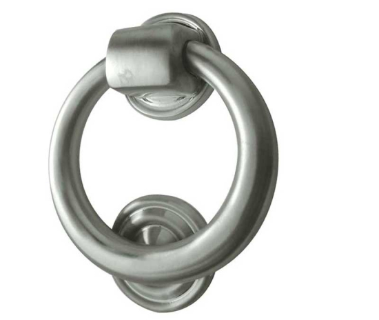 Frelan Scroll Door Knocker 100mm JV37SC Satin Chrome