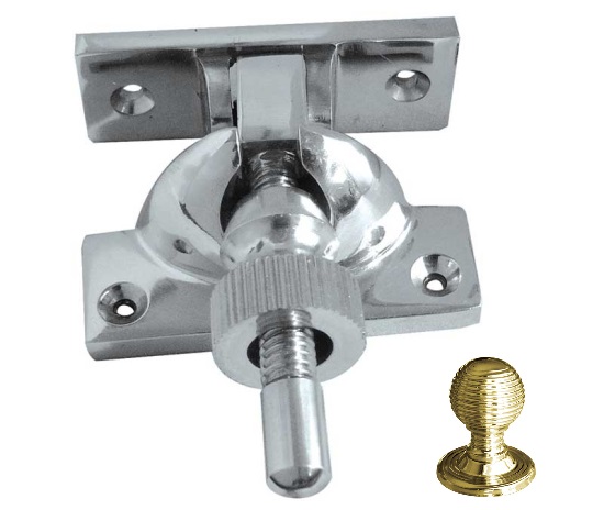 Frelan Heavy Brighton Fasteners Polished Brass 57mm JV4288PB