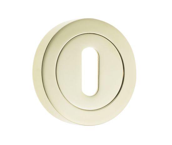 Frelan Standard Keyway Escutcheon 50mm JV503PVD Polished Brass